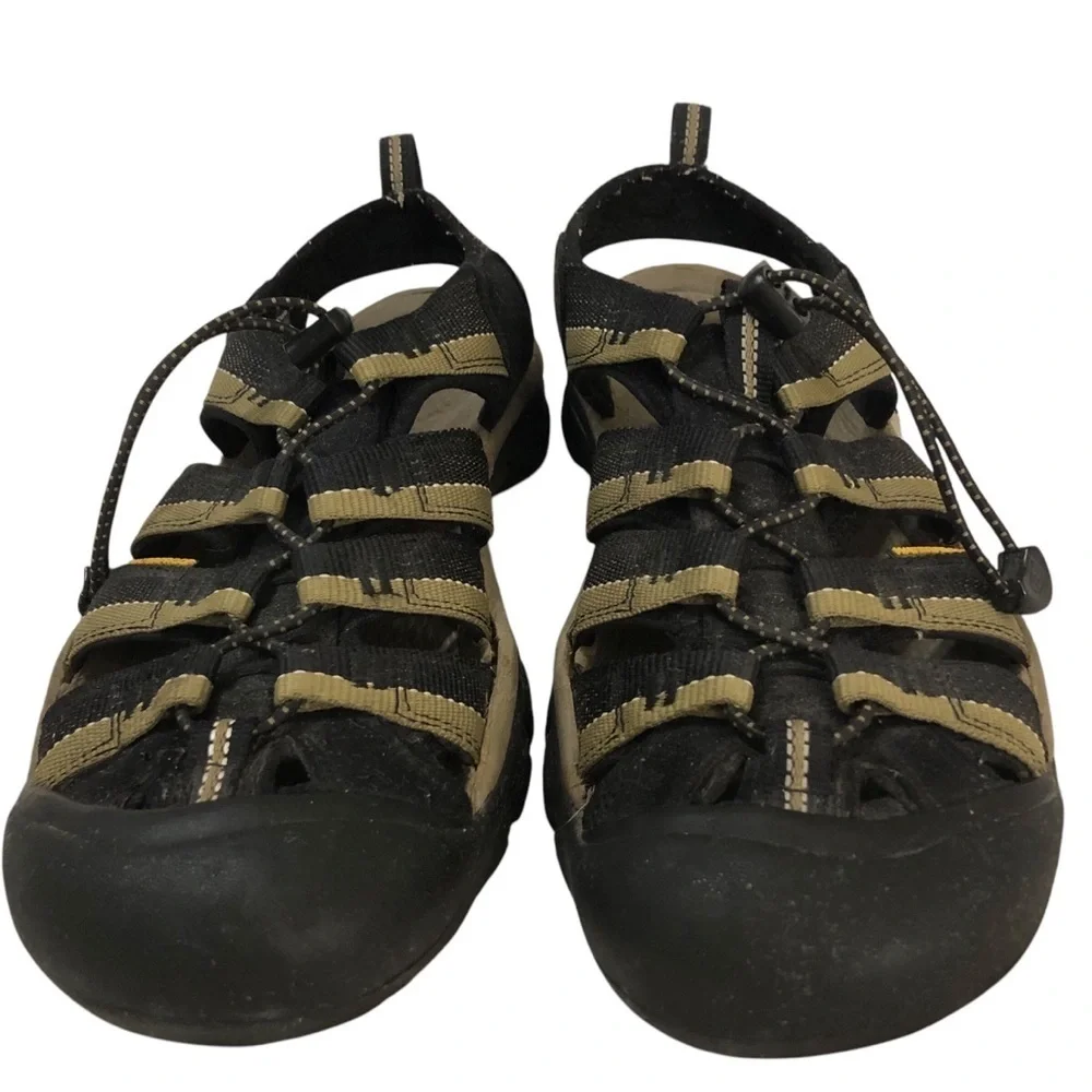Keen Newport H2 Sport Sandals Water Shoes Black/Olive Green US 8.5 EU 41 - Picture 4 of 11